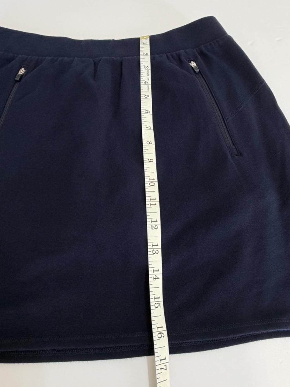 T by Talbots Women's Athletic Skort Navy Blue Size Medium Petite - Picture 6 of 6